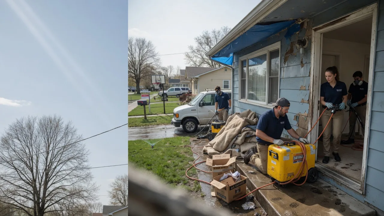 Basement Flood Cleanup in Leivasy, WV near me